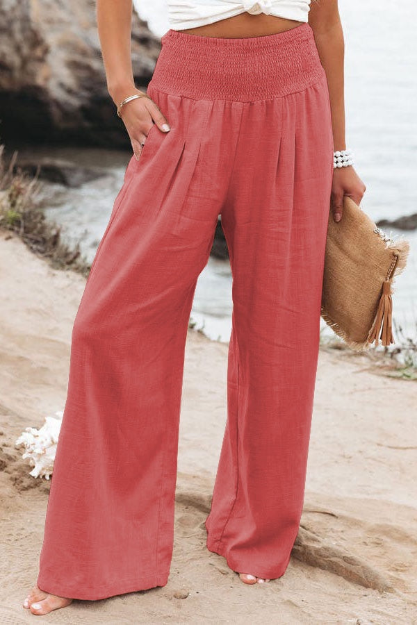 Jutta | Legere High-Waist Hose mit weitem Bein