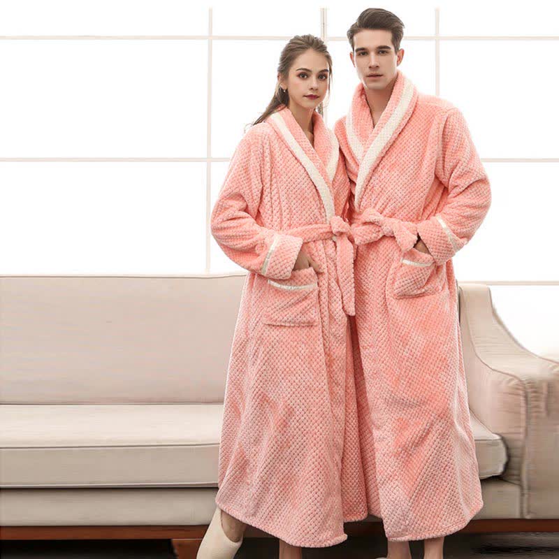 Finn | Warmer Fleece-Bademantel für Damen und Herren