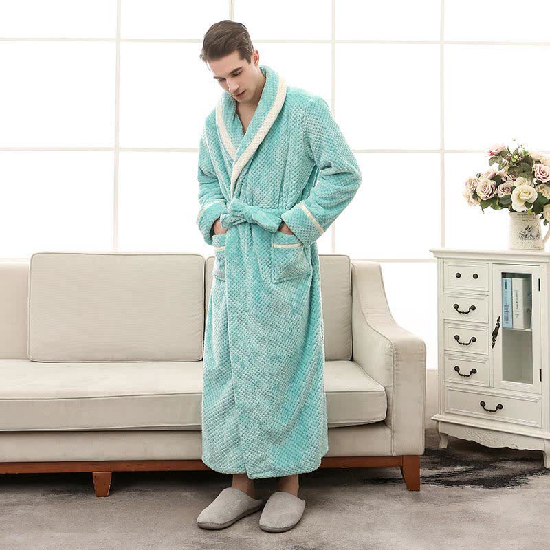 Finn | Warmer Fleece-Bademantel für Damen und Herren