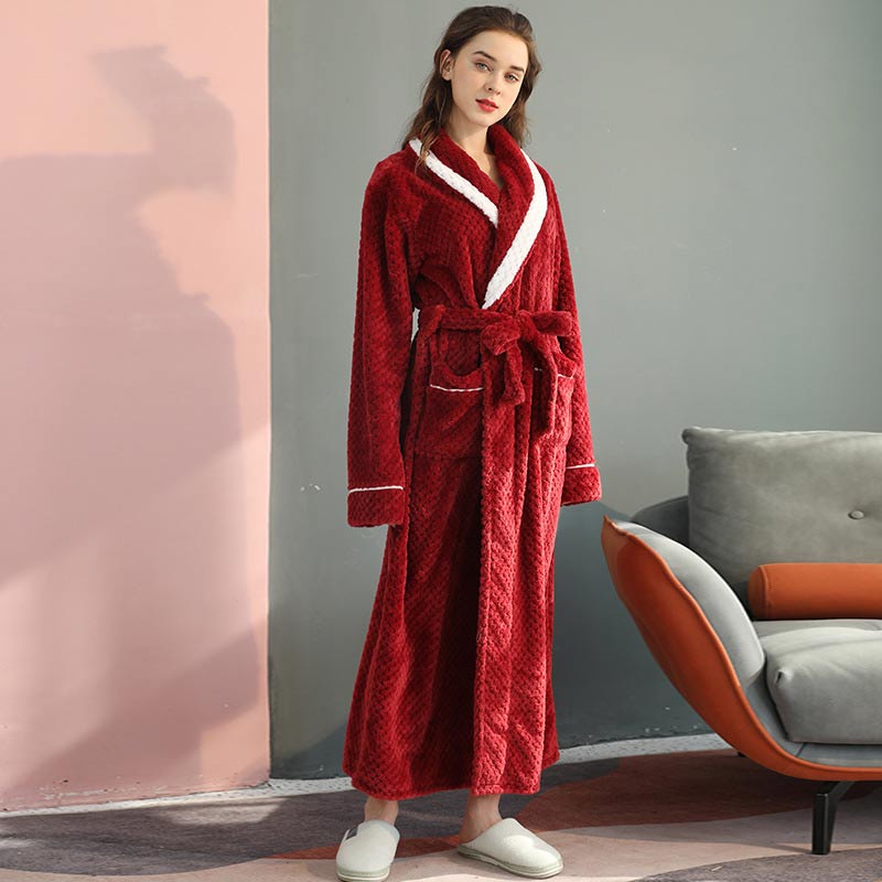 Finn | Warmer Fleece-Bademantel für Damen und Herren
