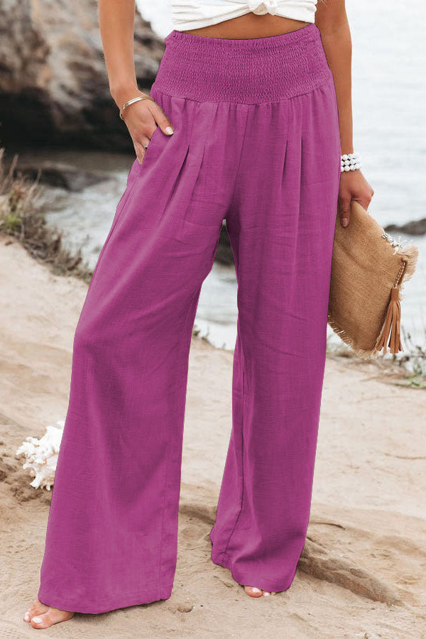 Jutta | Legere High-Waist Hose mit weitem Bein