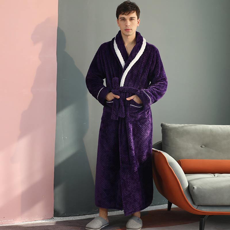 Finn | Warmer Fleece-Bademantel für Damen und Herren