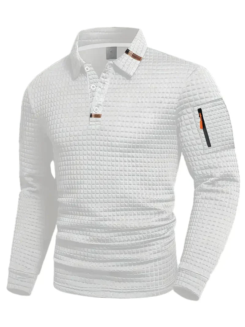 Lachlan | Poloshirt Herren mit Ärmeltasche