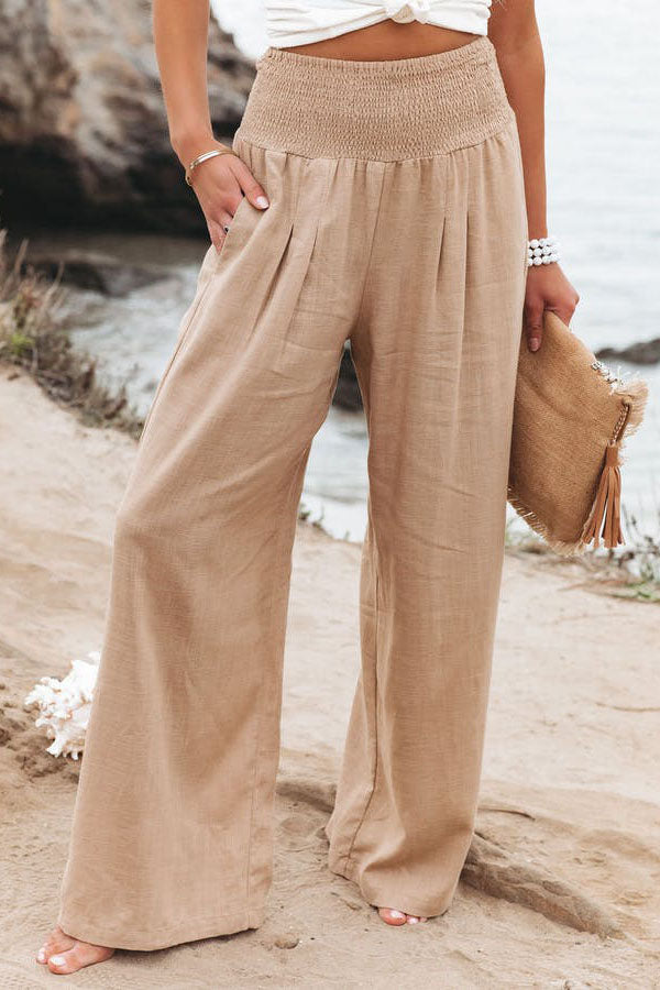 Jutta | Legere High-Waist Hose mit weitem Bein