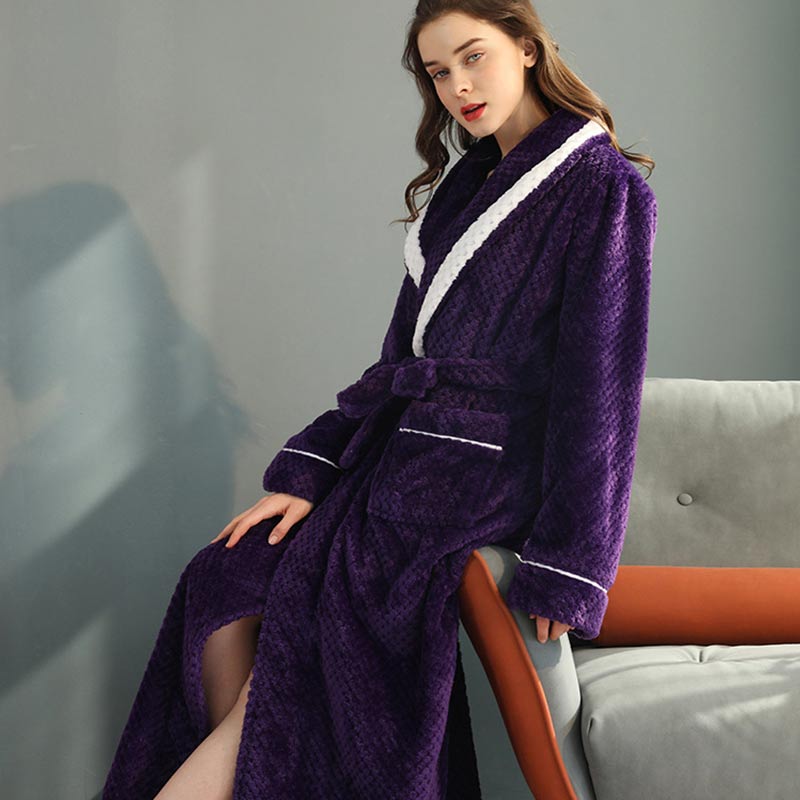 Finn | Warmer Fleece-Bademantel für Damen und Herren