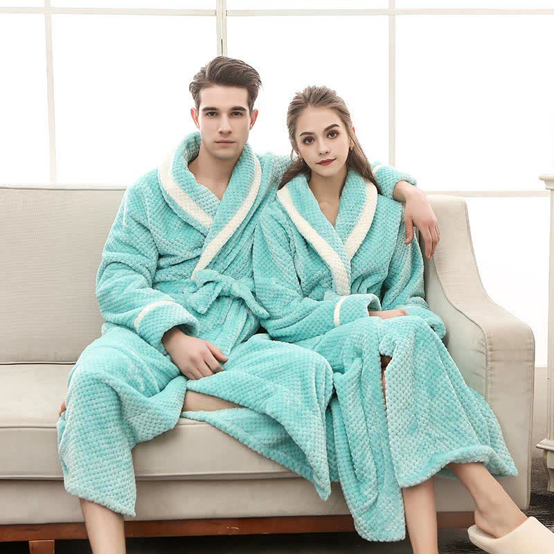 Finn | Warmer Fleece-Bademantel für Damen und Herren