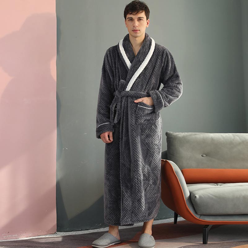 Finn | Warmer Fleece-Bademantel für Damen und Herren