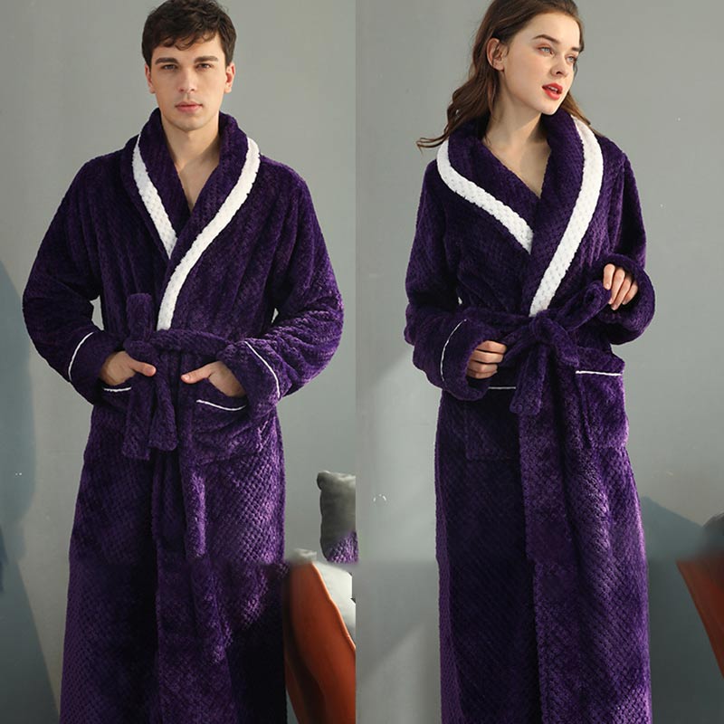 Finn | Warmer Fleece-Bademantel für Damen und Herren