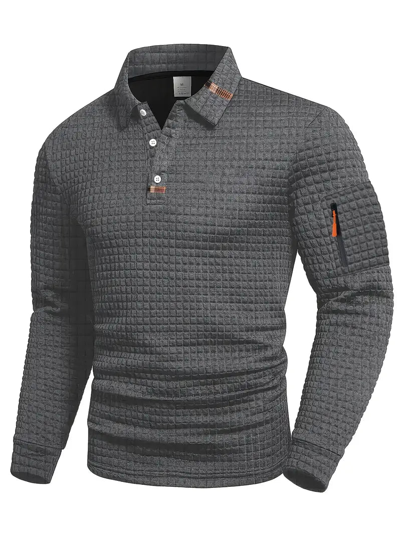 Lachlan | Poloshirt Herren mit Ärmeltasche