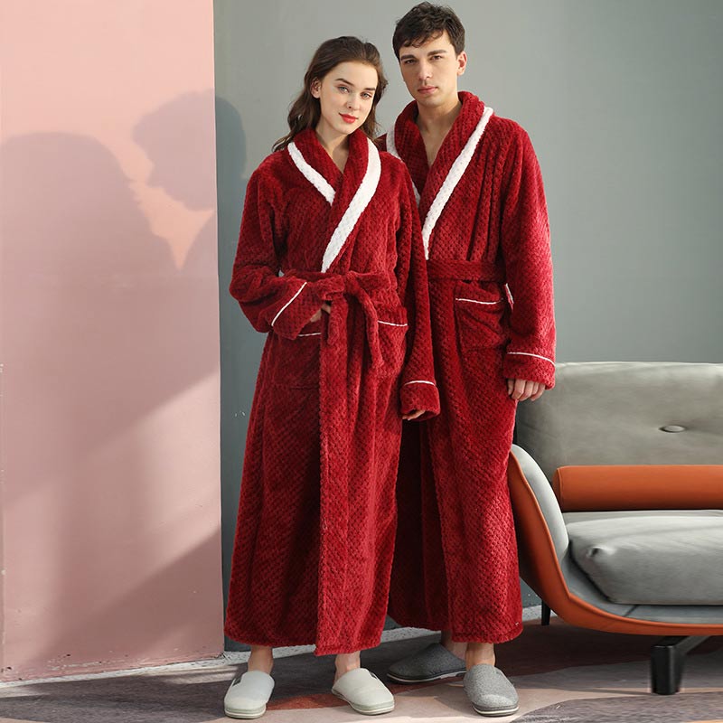 Finn | Warmer Fleece-Bademantel für Damen und Herren