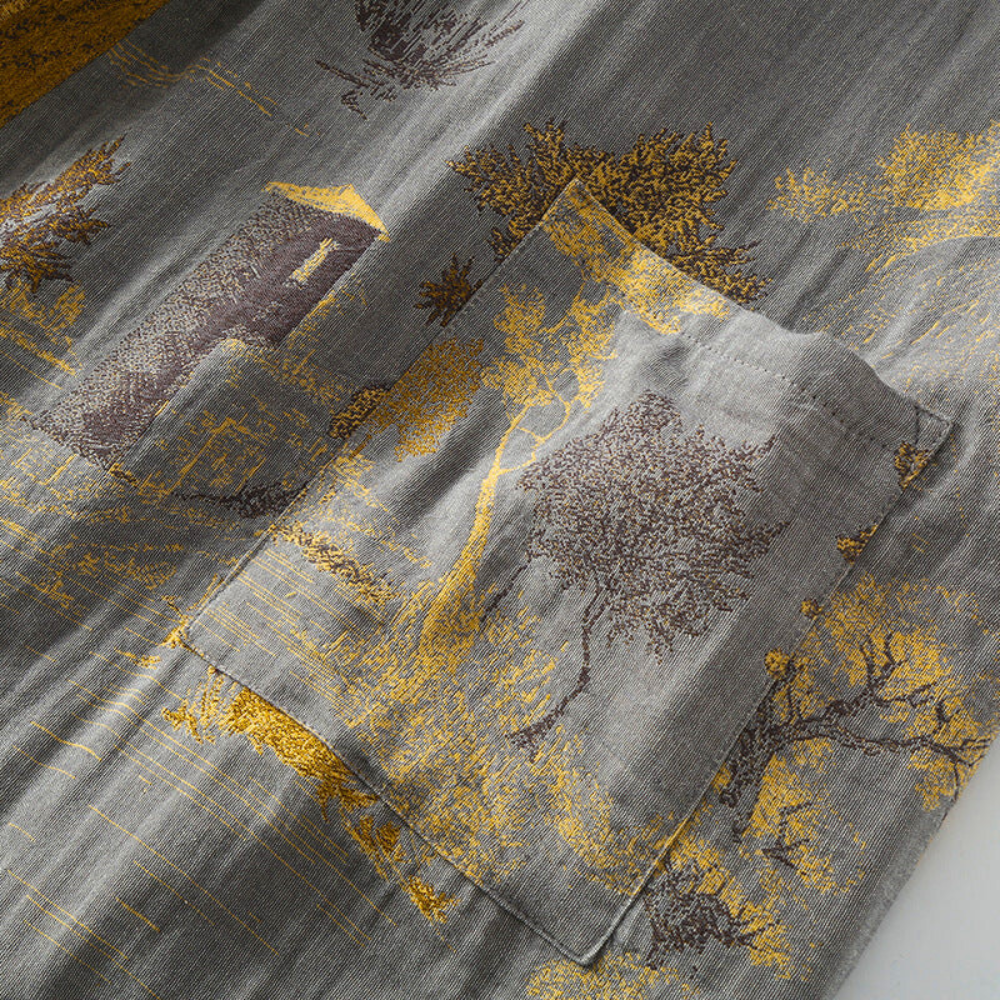 Robin | Eleganter Kimono-Bademantel für Damen und Herren