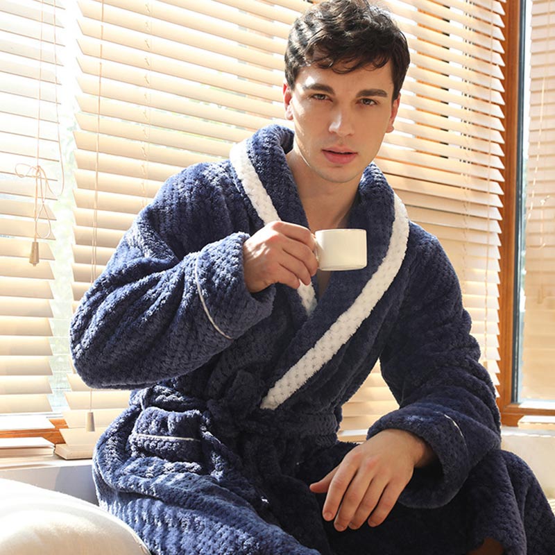Finn | Warmer Fleece-Bademantel für Damen und Herren