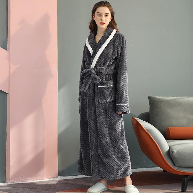 Finn | Warmer Fleece-Bademantel für Damen und Herren