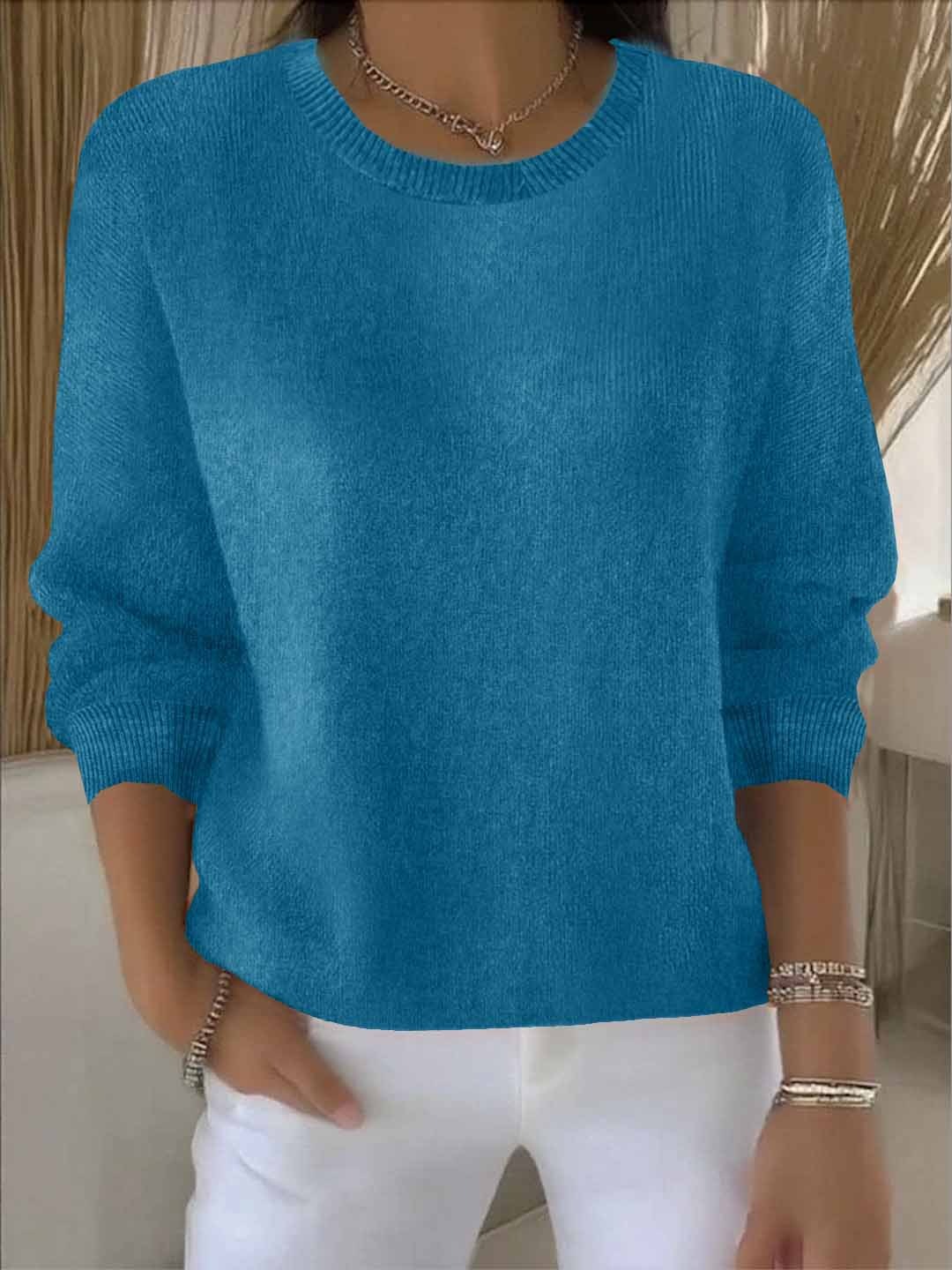 Claudia | Alltagstauglicher Winter-Strickpullover