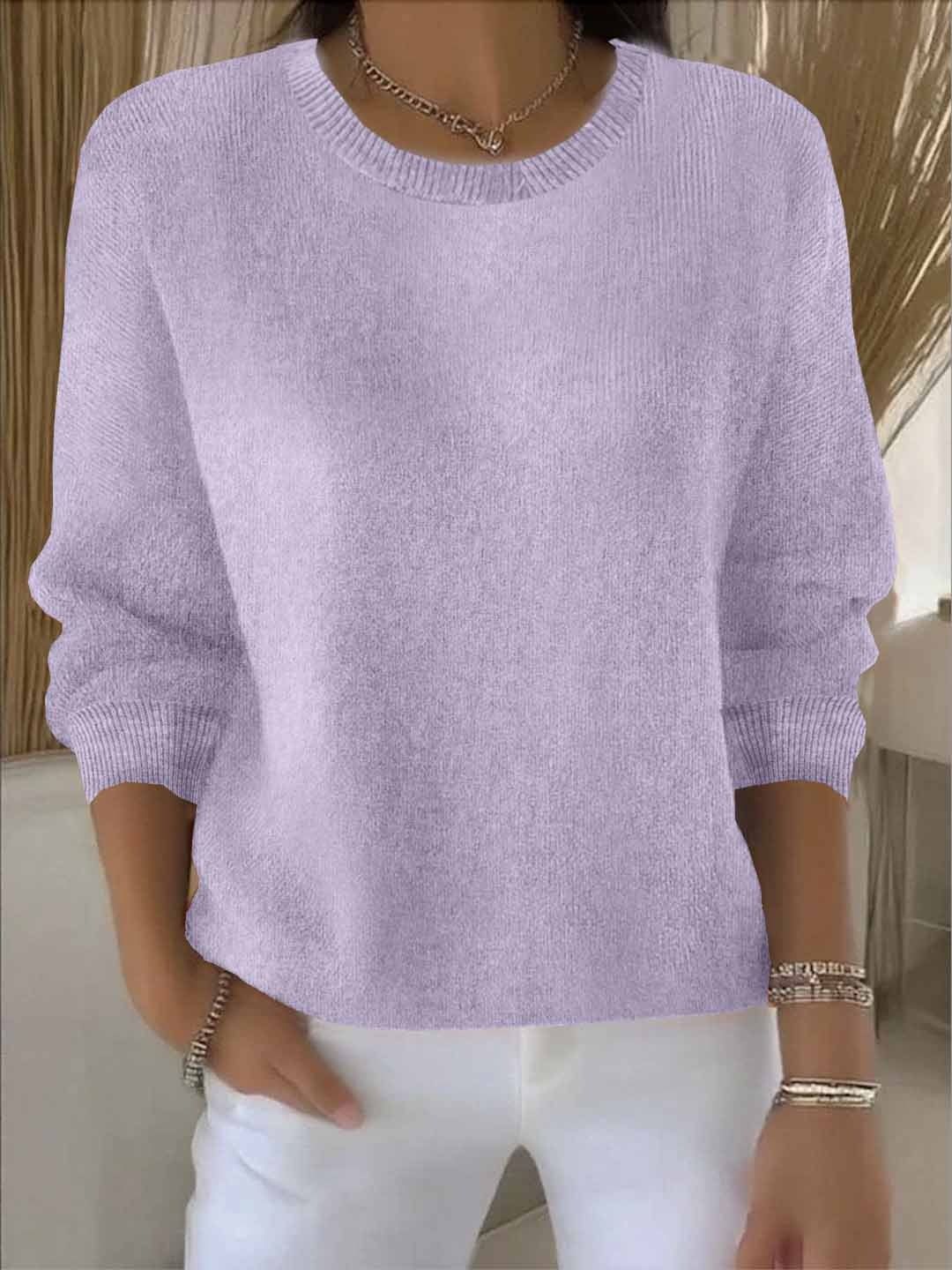 Claudia | Alltagstauglicher Winter-Strickpullover