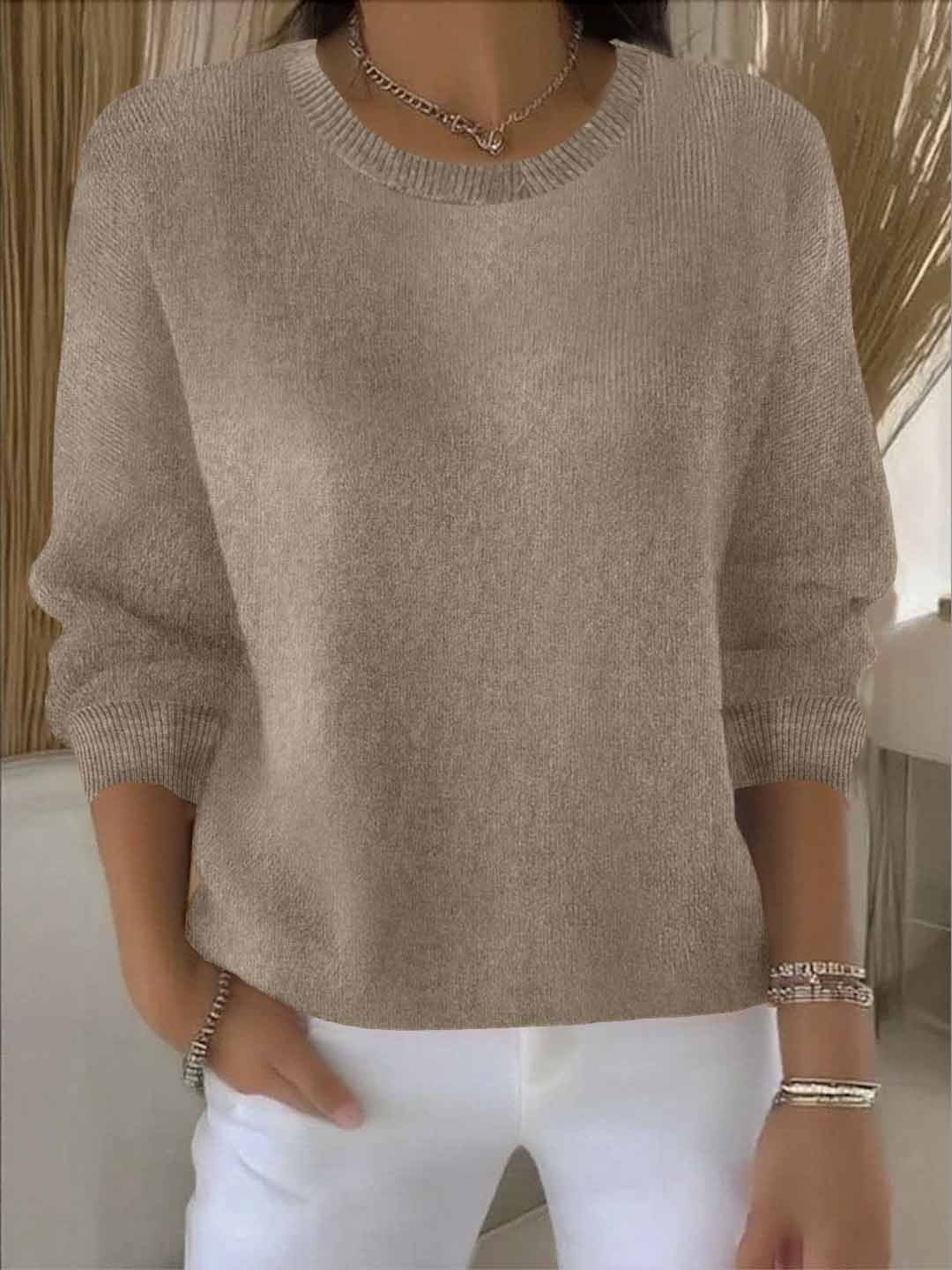 Claudia | Alltagstauglicher Winter-Strickpullover