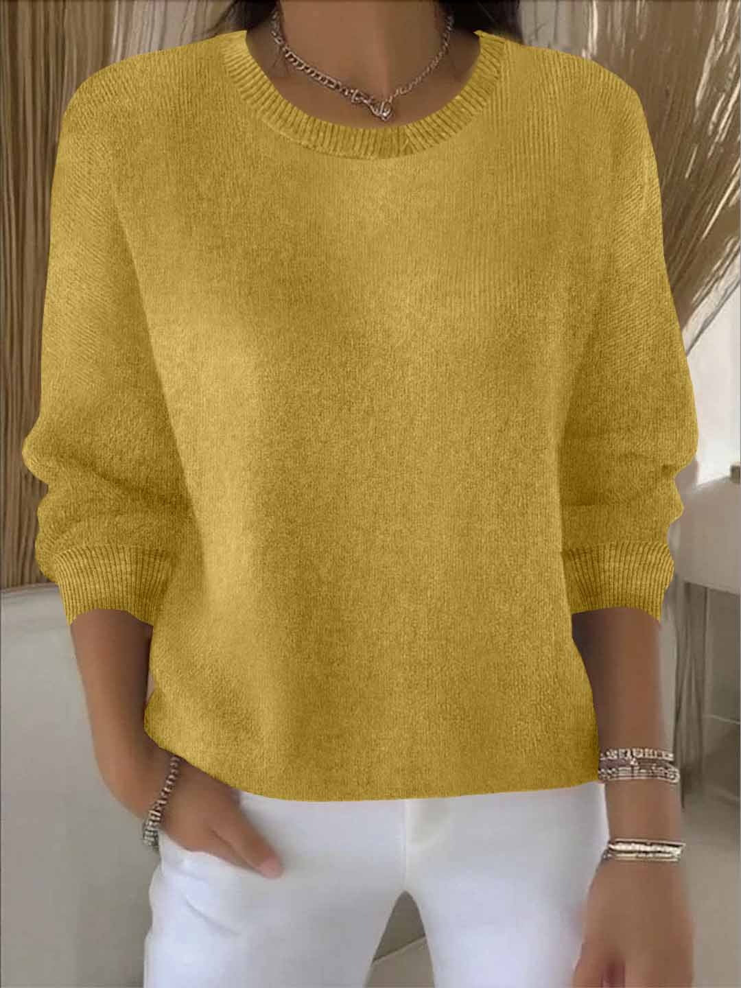 Claudia | Alltagstauglicher Winter-Strickpullover