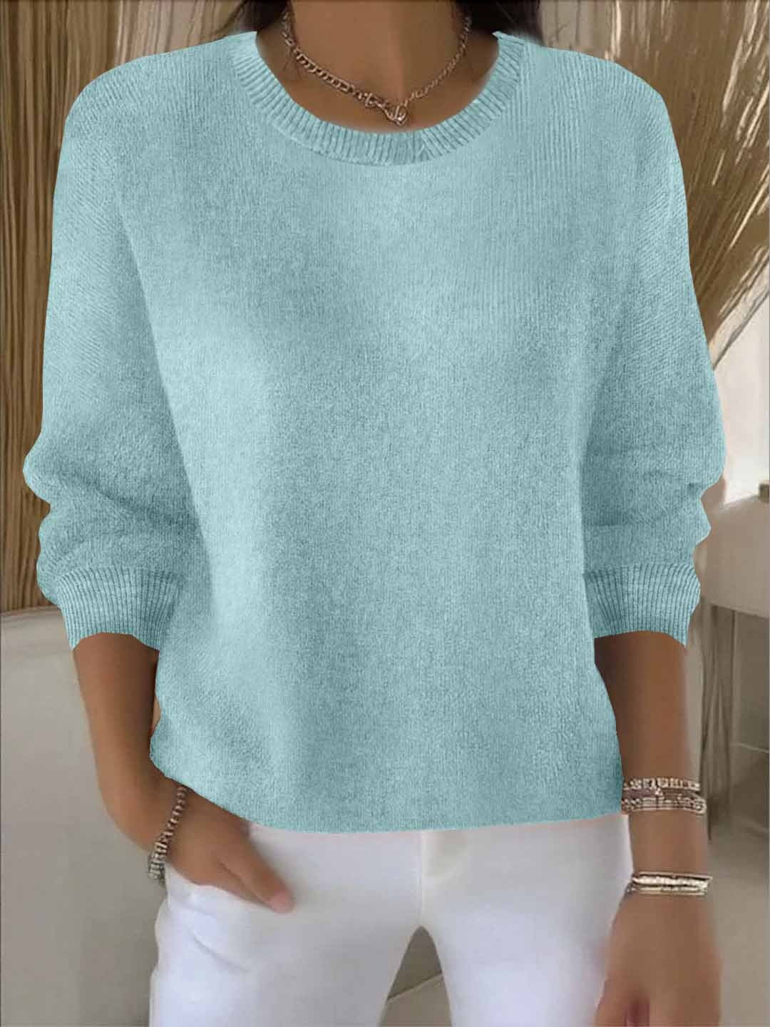 Claudia | Alltagstauglicher Winter-Strickpullover