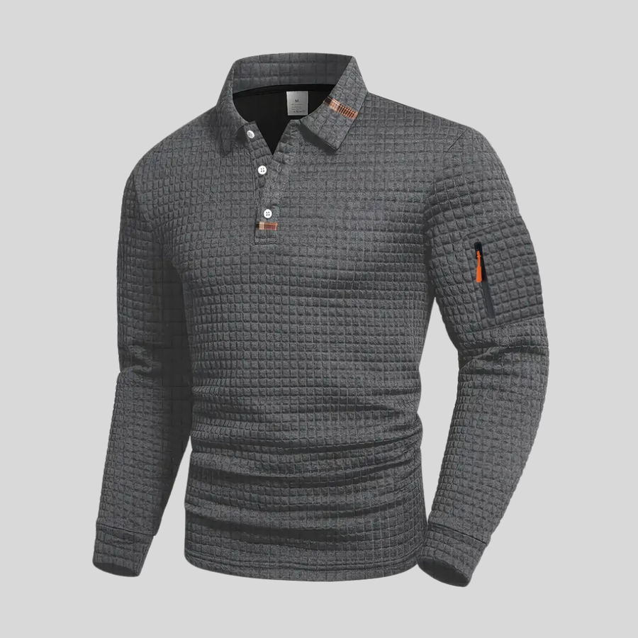 Lachlan | Poloshirt Herren mit Ärmeltasche