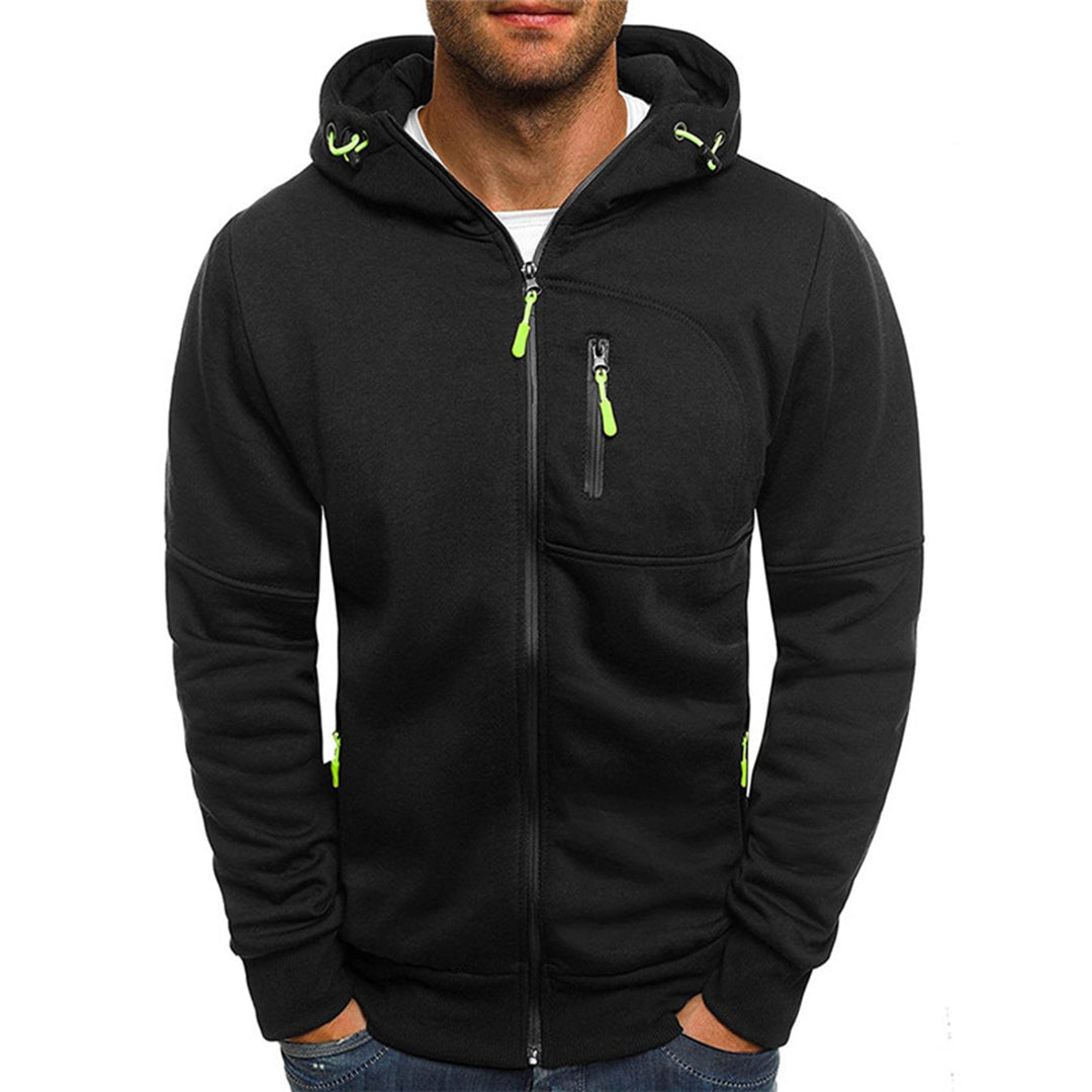 Karl | Reissverschluss-Kapuzenpullover mit Kordelzug
