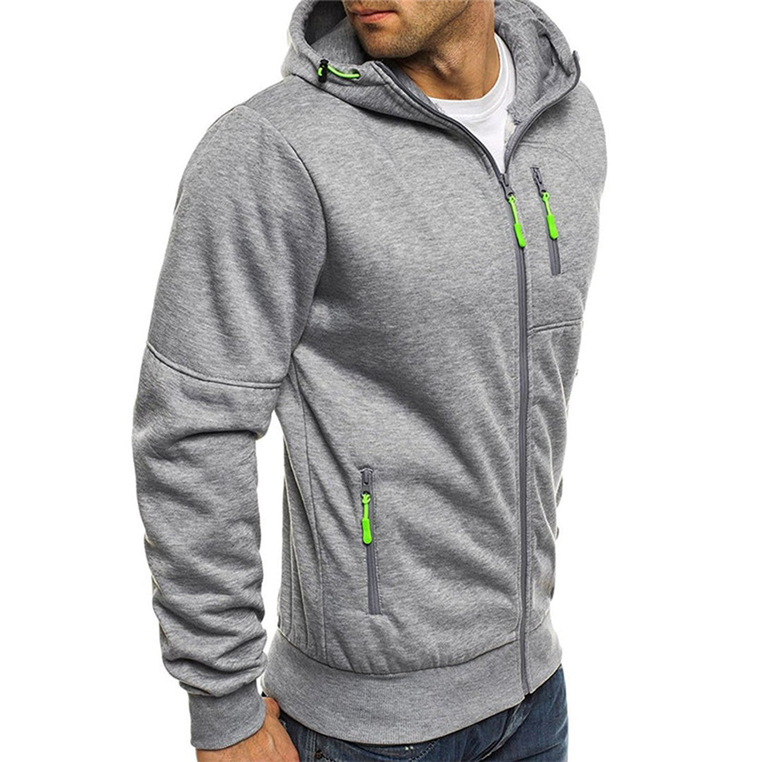 Karl | Reissverschluss-Kapuzenpullover mit Kordelzug