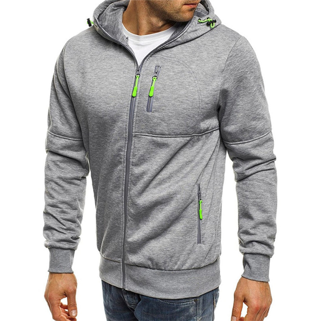 Karl | Reissverschluss-Kapuzenpullover mit Kordelzug
