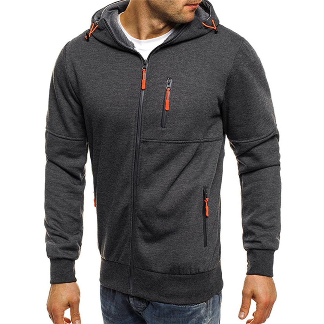 Karl | Reissverschluss-Kapuzenpullover mit Kordelzug