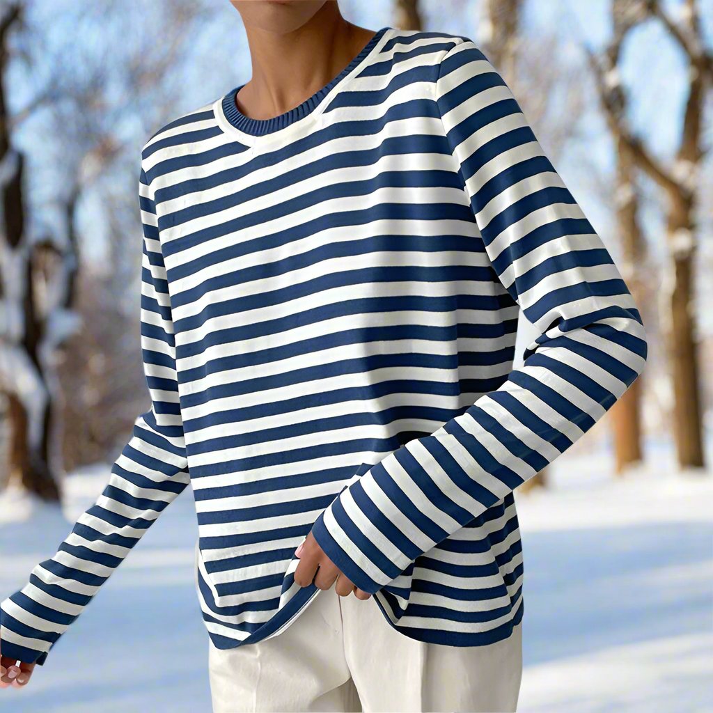 Felicia | Gestreiftes Langarmshirt fuer den Alltag