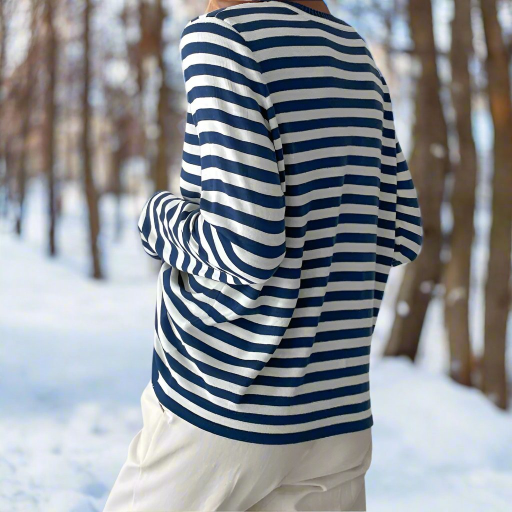 Felicia | Gestreiftes Langarmshirt fuer den Alltag