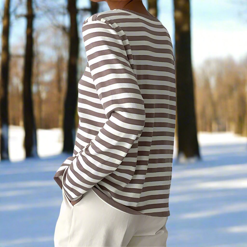 Felicia | Gestreiftes Langarmshirt fuer den Alltag