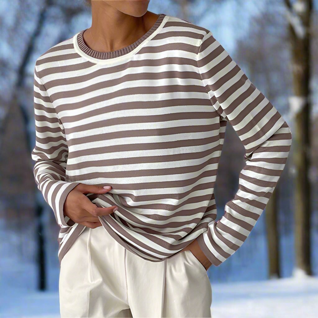 Felicia | Gestreiftes Langarmshirt fuer den Alltag