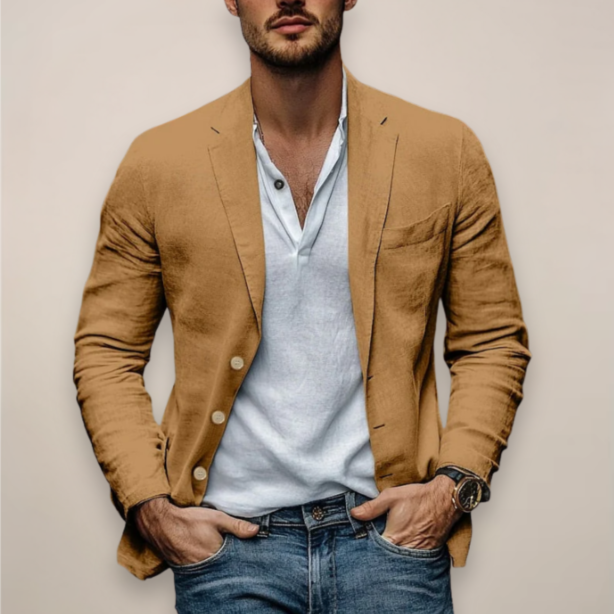 Lutz | Legerer Sommerblazer mit modernem Schnitt