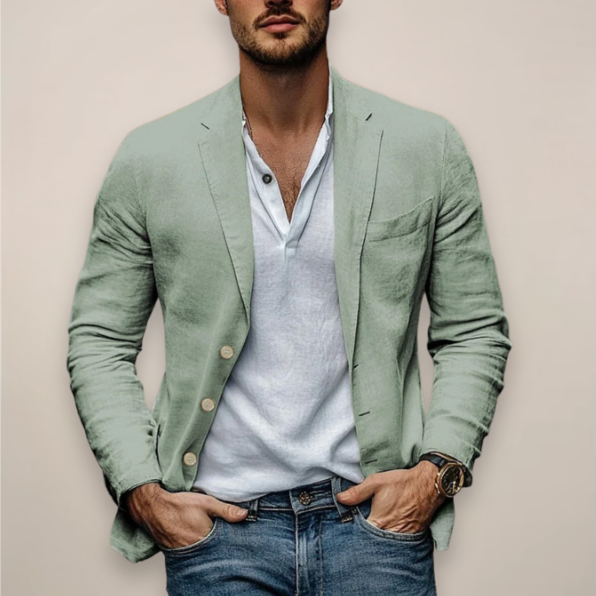 Lutz | Legerer Sommerblazer mit modernem Schnitt