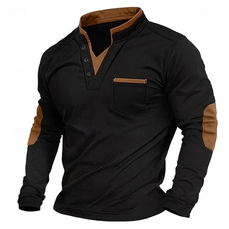 Ethan | Sweatshirt Herren mit V-Ausschnitt