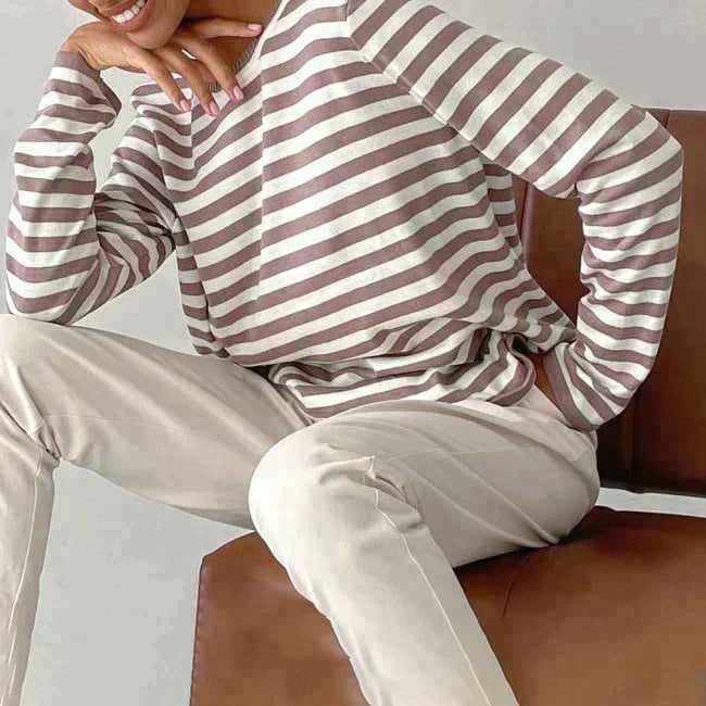 Felicia | Gestreiftes Langarmshirt fuer den Alltag