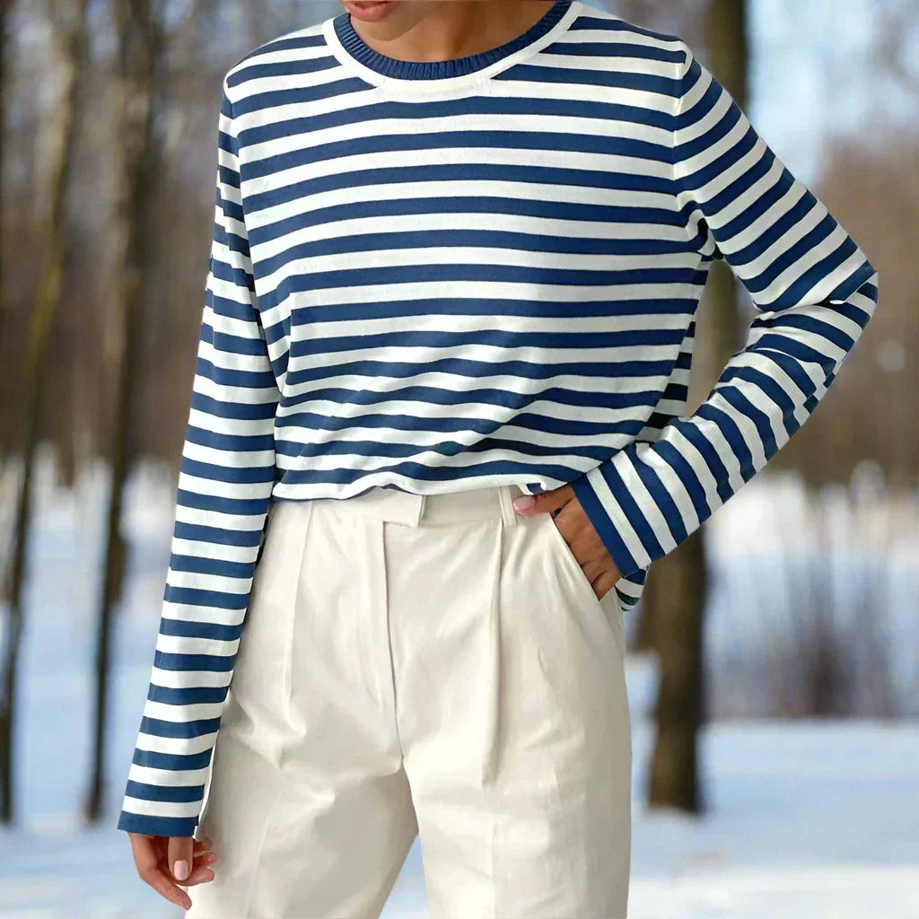 Felicia | Gestreiftes Langarmshirt fuer den Alltag