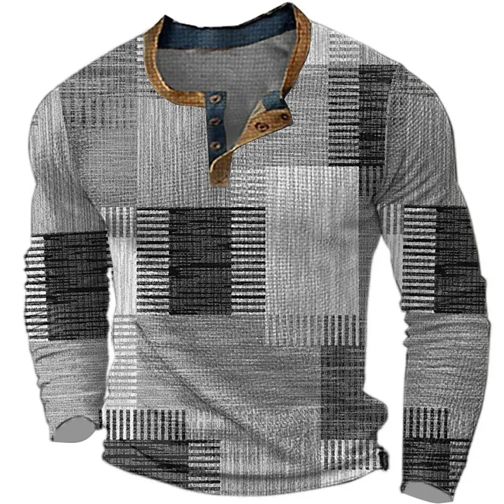 George | Farbenfrohes Hemd Herren mit Patchwork-Design