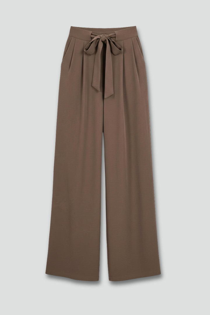 Karin | Sommerliche Wide-Leg Palazzo-Hose mit Kordelzugbund