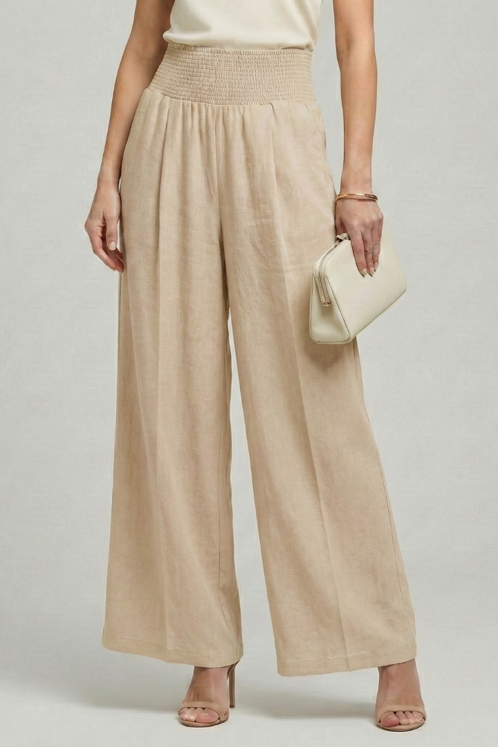 Carolin | Elegante Palazzohose mit hoher Taille