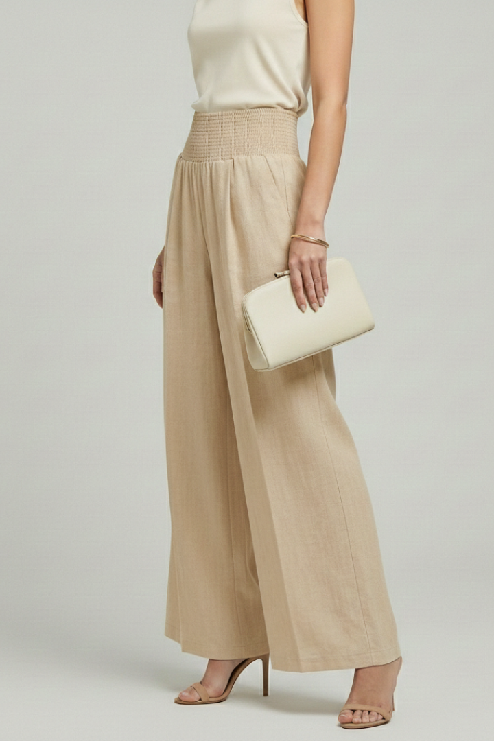 Carolin | Elegante Palazzohose mit hoher Taille