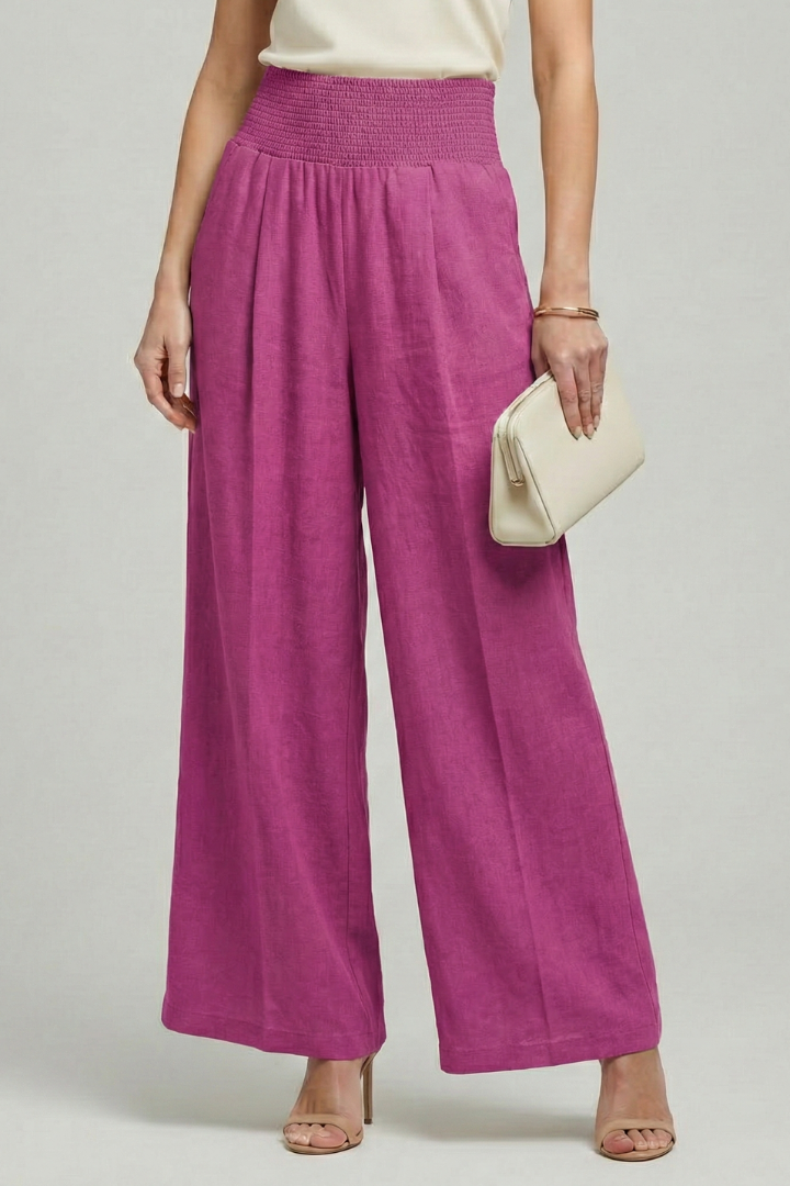 Carolin | Elegante Palazzohose mit hoher Taille