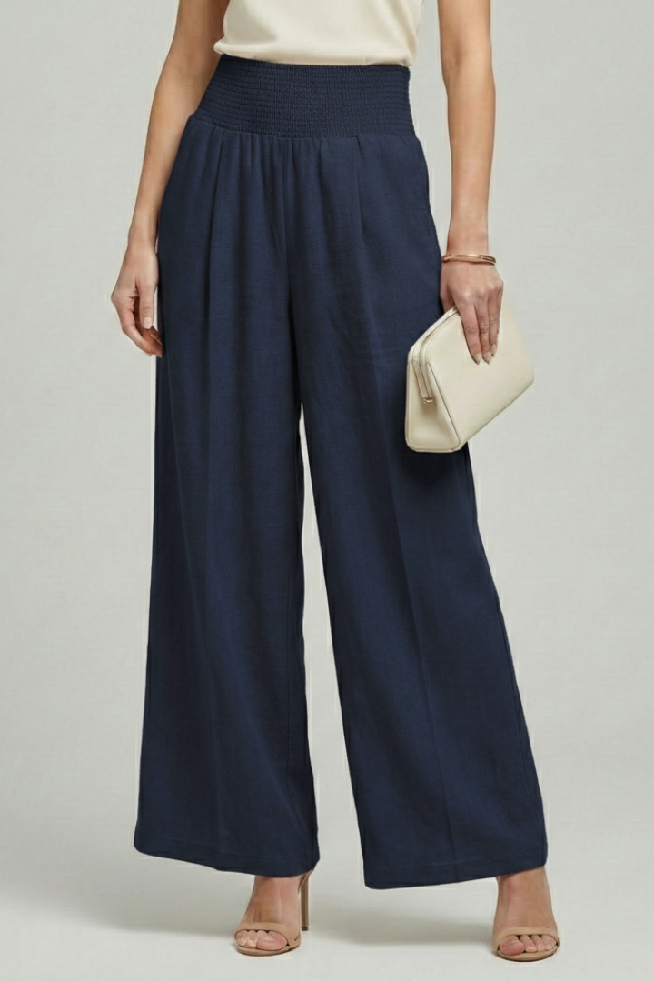 Carolin | Elegante Palazzohose mit hoher Taille