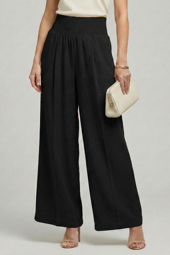 Carolin | Elegante Palazzohose mit hoher Taille
