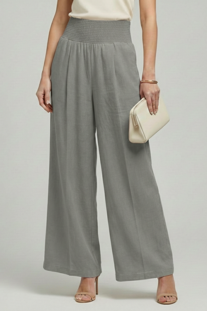 Carolin | Elegante Palazzohose mit hoher Taille