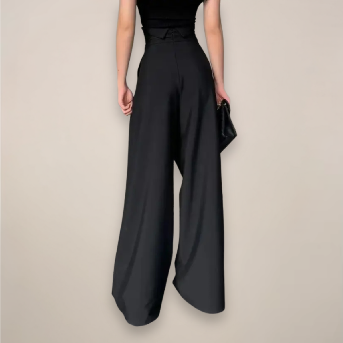 Christa | Elegante Hochtaillierte Weite Hose