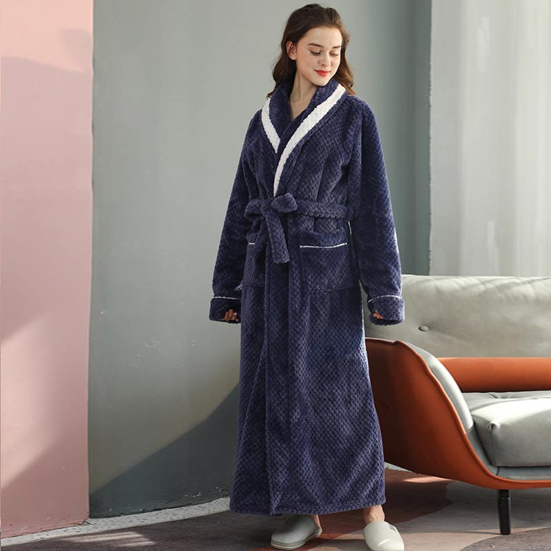 Finn | Warmer Fleece-Bademantel für Damen und Herren