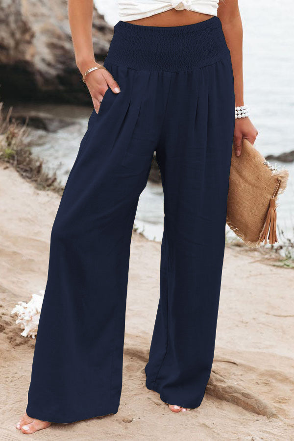 Jutta | Legere High-Waist Hose mit weitem Bein