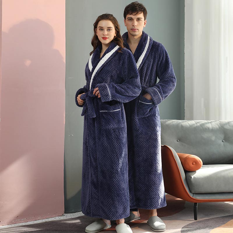 Finn | Warmer Fleece-Bademantel für Damen und Herren