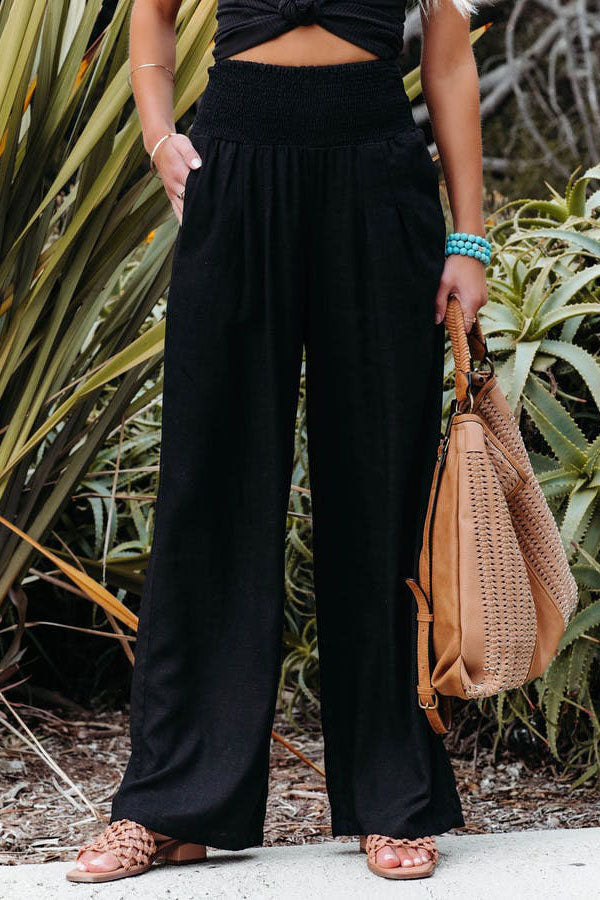 Jutta | Legere High-Waist Hose mit weitem Bein