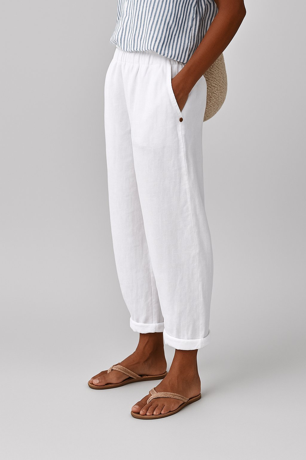 Mila | Bequeme Gerade Hose mit Seitentaschen